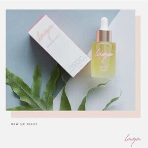LAGA Dew Me Right Rose Hip Moringa Face Oil 1 oz Anti Aging Hydrating NIB RT$45